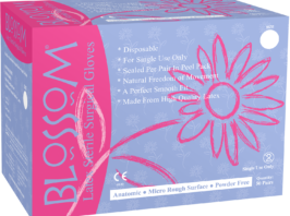 Blossom Latex Powder Free Textured Sterile Surgical Gloves – 280mm